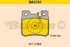 BARUM BA2161 Brake Pad Set, disc brake